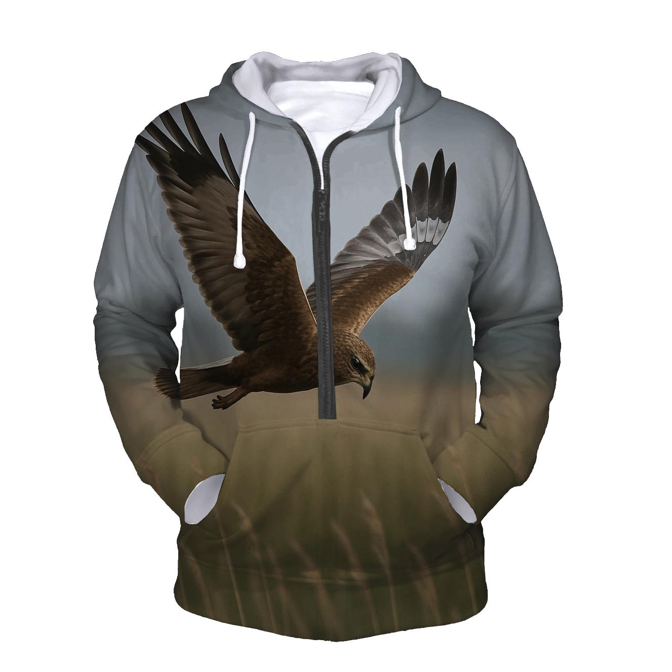 Reedbed Hunt Marsh Harrier hoodie trends