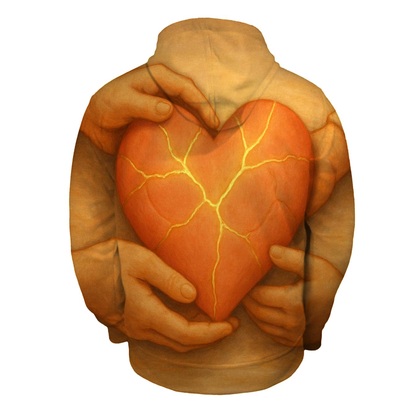 Her Love Teaching My Heart To Begin Again embroidered hoodies