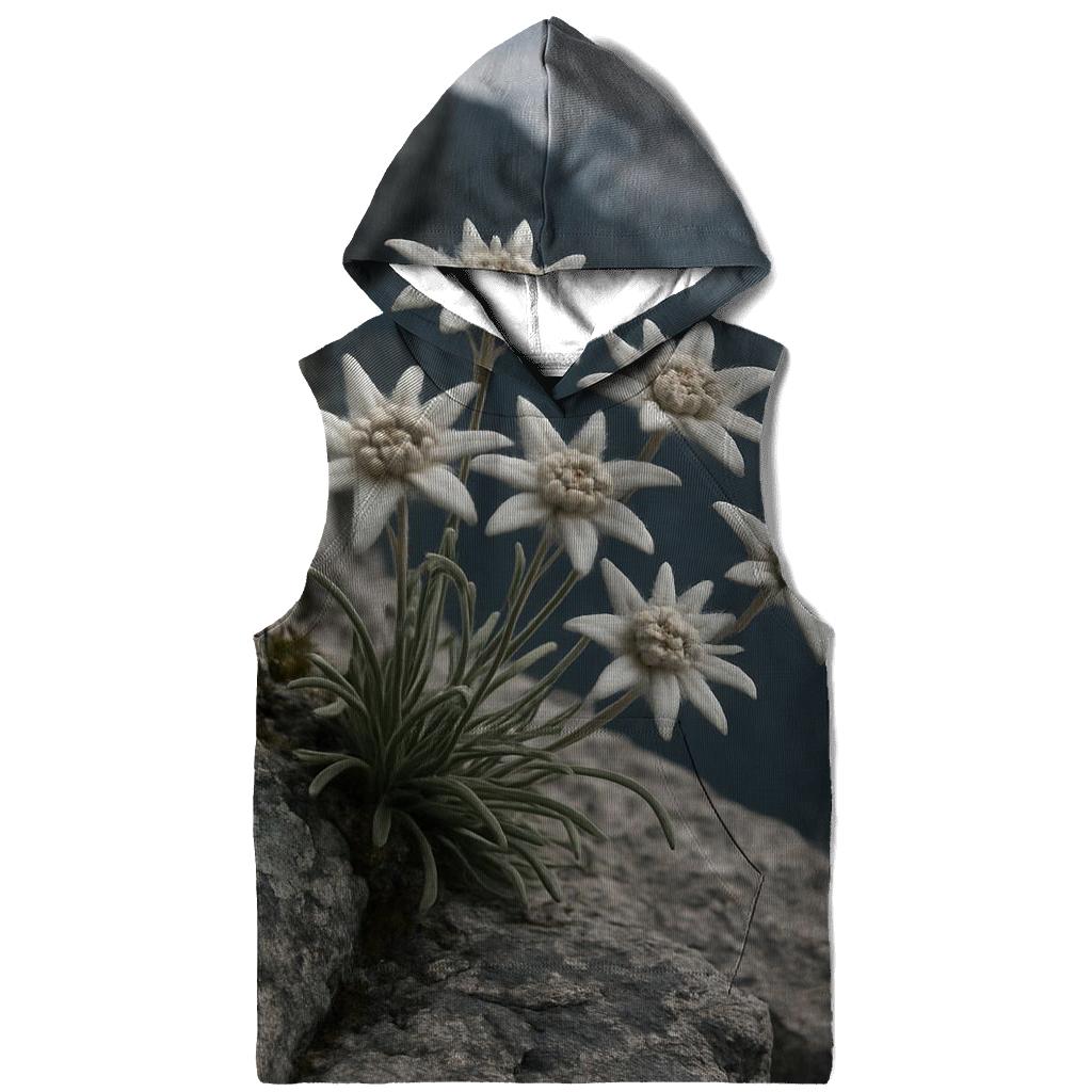 Alpine Edelweiss On Wind Carved Ridge hoodie styles