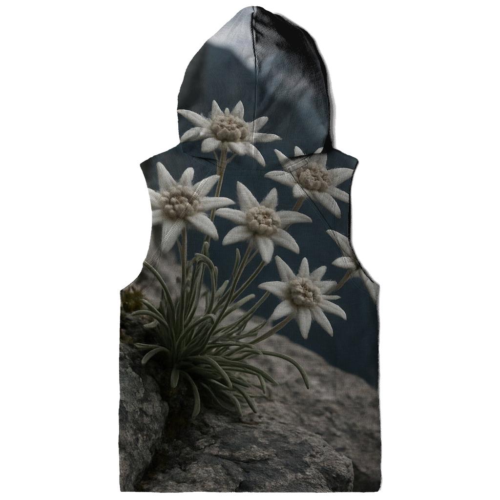 Alpine Edelweiss On Wind Carved Ridge hoodie styles