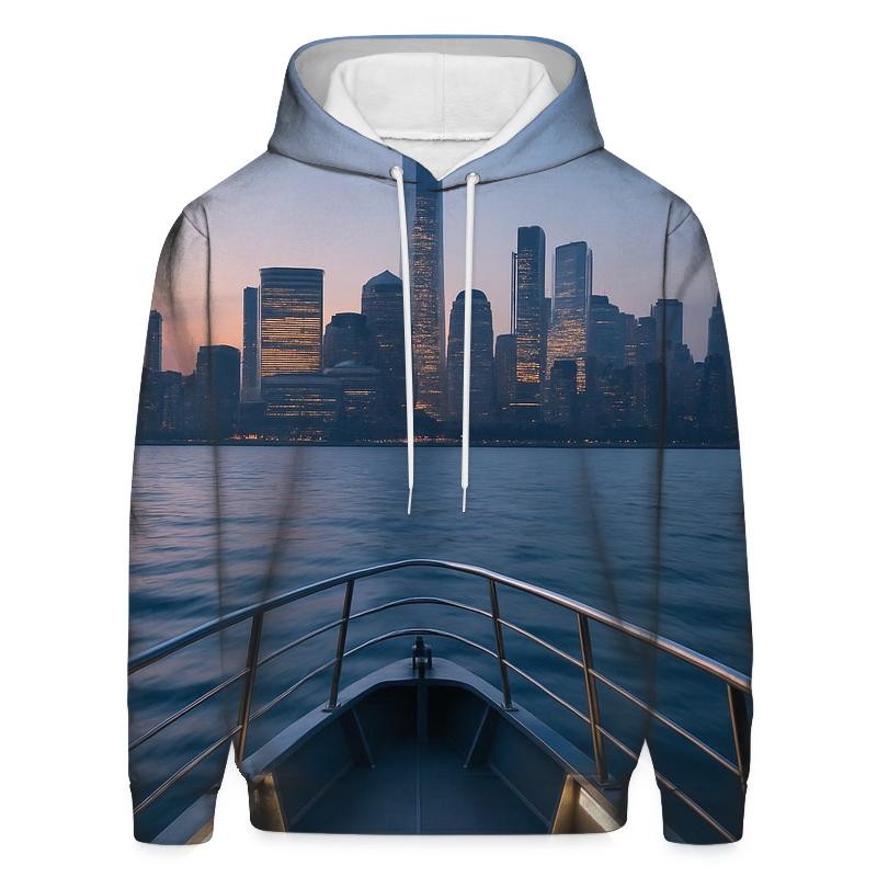 Hudson River Ferry Dawn Approach hoodie designs