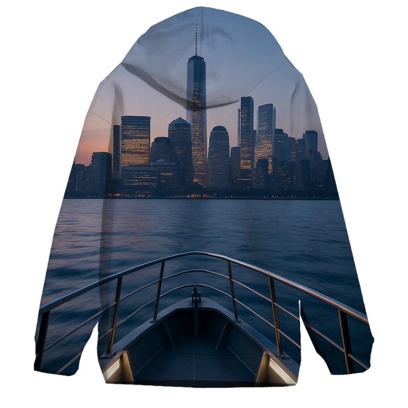 Hudson River Ferry Dawn Approach hoodie designs