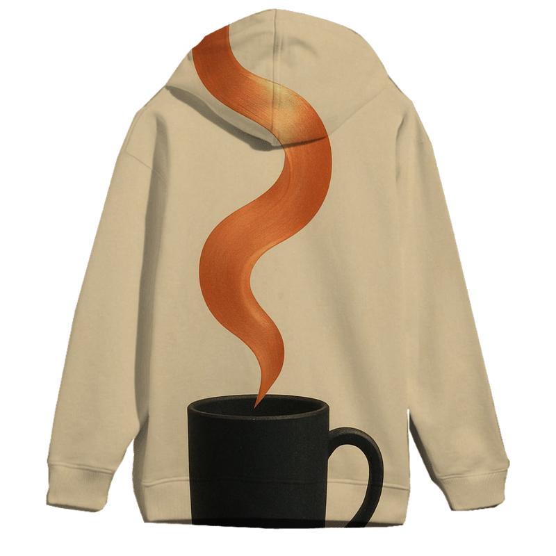 Copper Steam Ribbon pullover hoodies