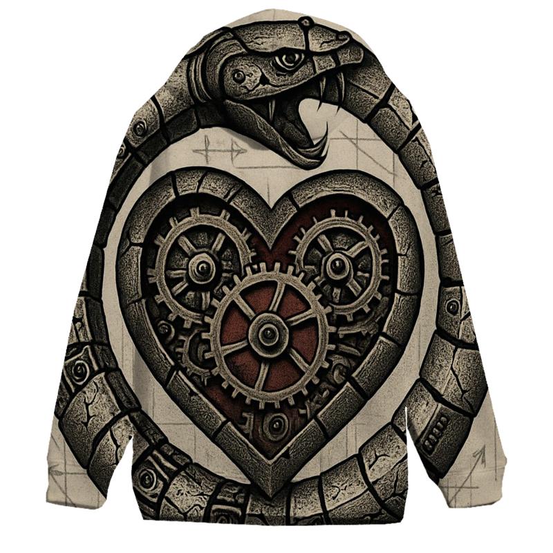 Mechanical Heart Ouroboros lightweight hoodies