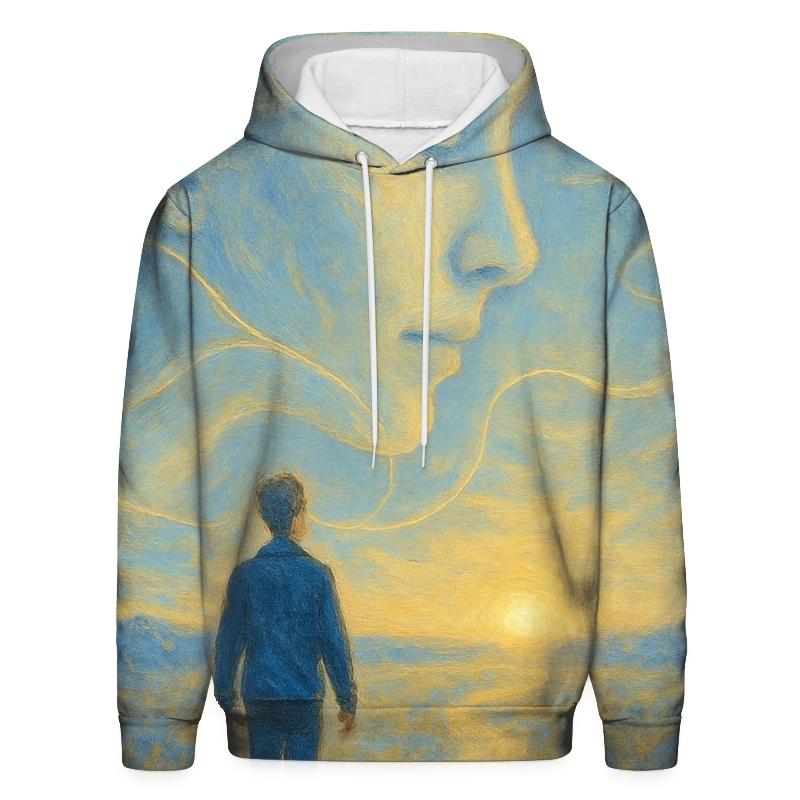 Her Voice Beneath Every Tomorrow zip-up hoodies