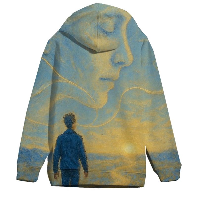 Her Voice Beneath Every Tomorrow zip-up hoodies