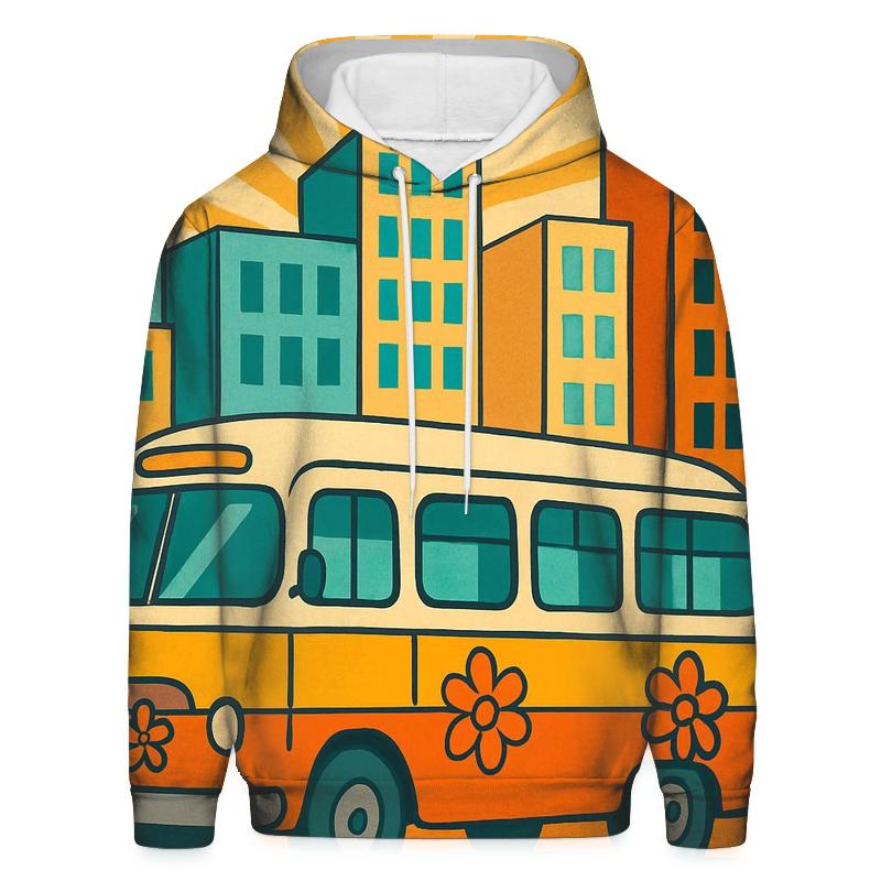 Groove Bus City Ride custom hoodies