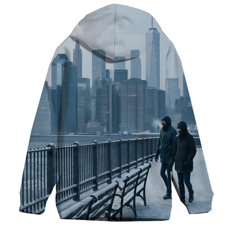 Brooklyn Heights Winter Promenade View hoodie trends