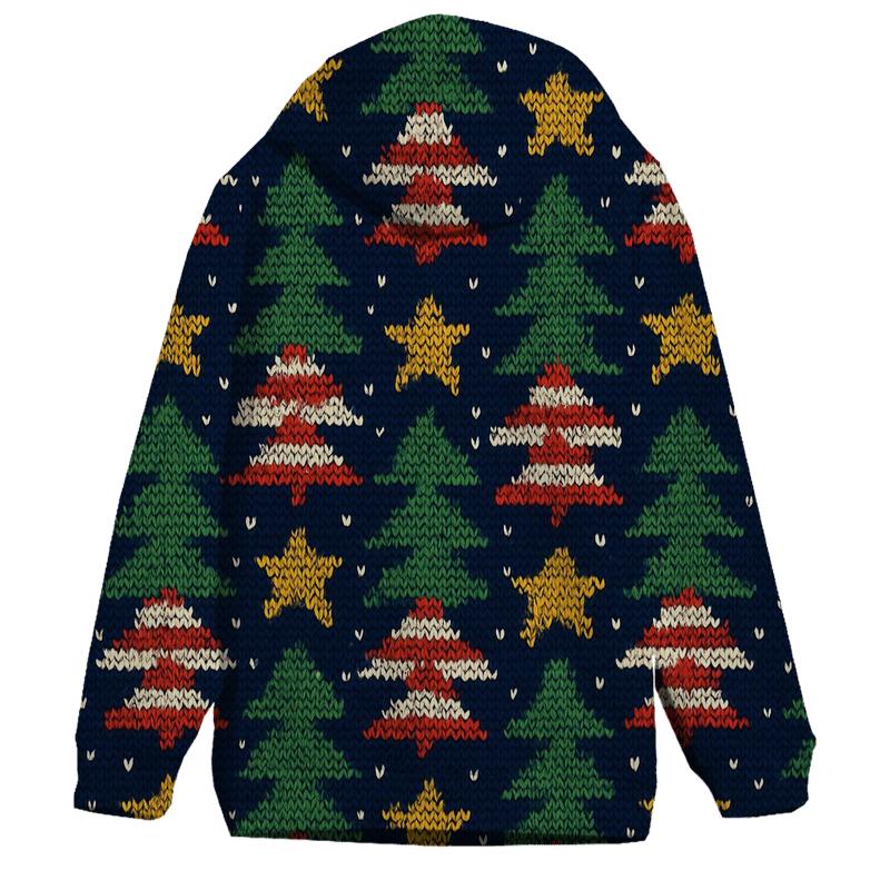 Peppermint Forest Star Ladder Design custom hoodies