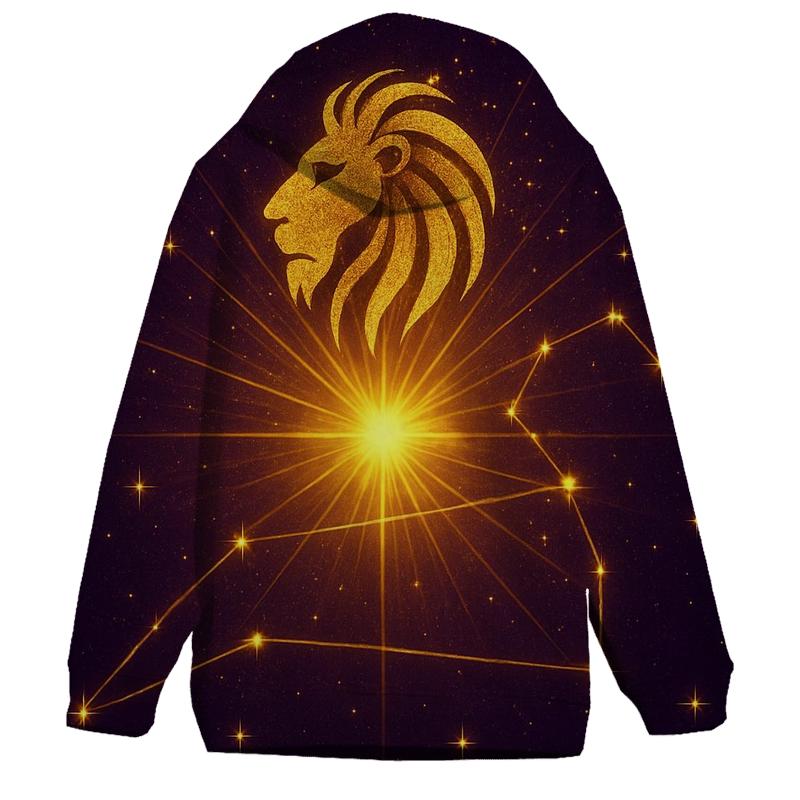 Leo Solar Crown Constellation heavyweight hoodies