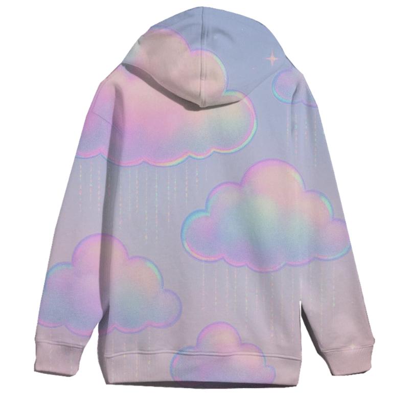 Pastel Hologram Cloudburst premium hoodies