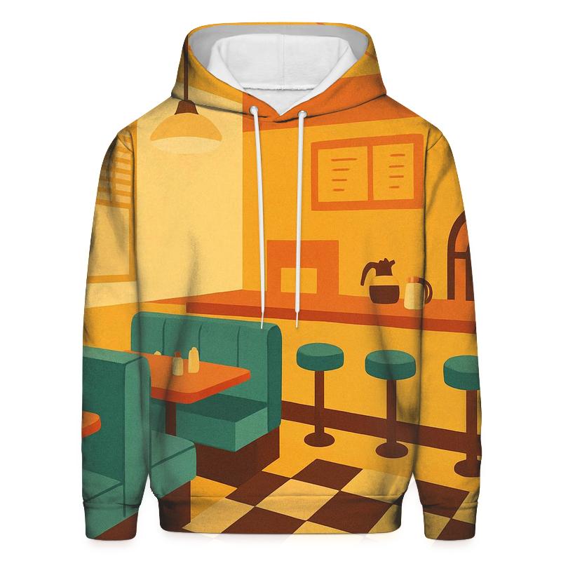 Retro Diner Morning hoodie trends