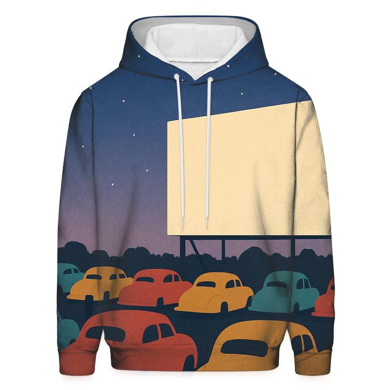 Summer Drive In Cinema lightweight hoodies