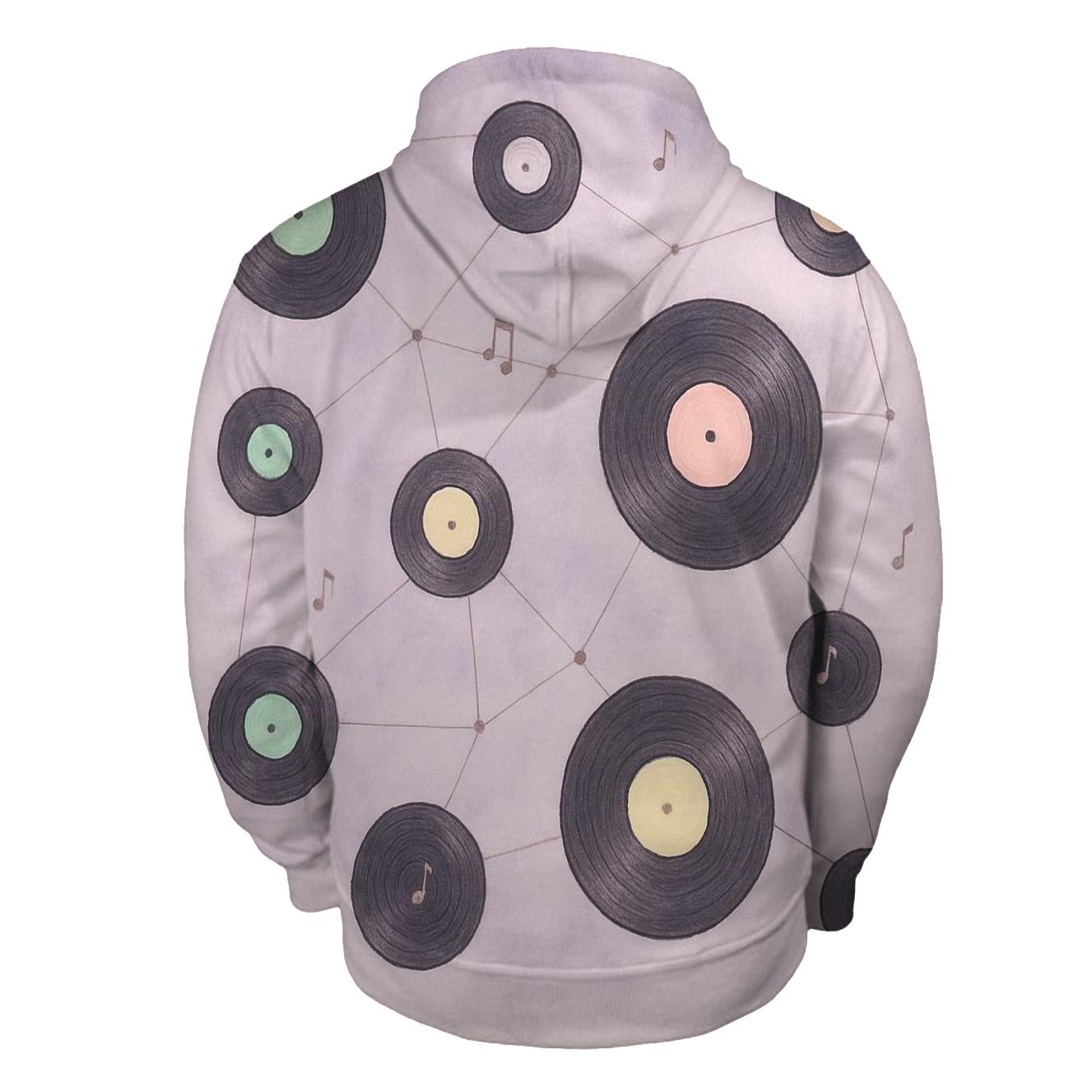 Pastel Vinyl Constellations lightweight hoodies