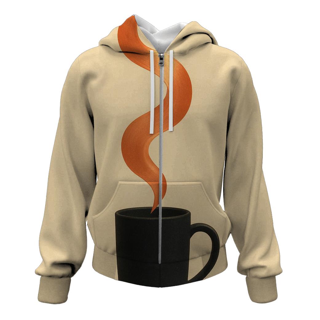 Copper Steam Ribbon hoodie styles