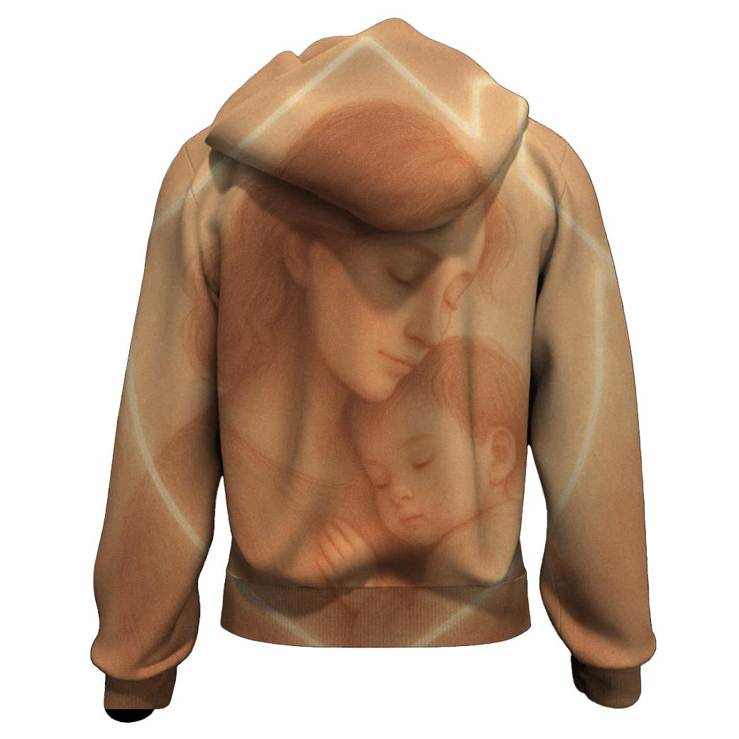 The First Home Was Her Heart heavyweight hoodies