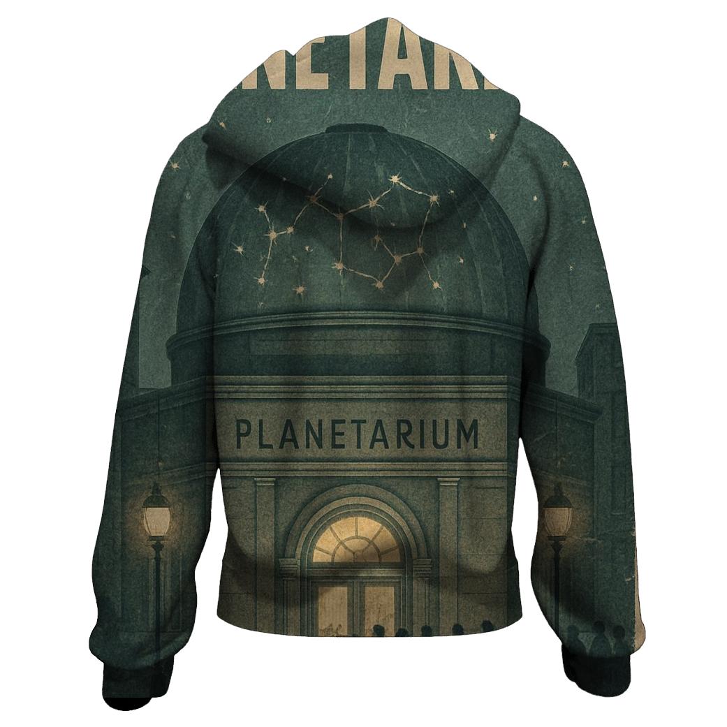 Dusty Retro Planetarium Poster heavyweight hoodies