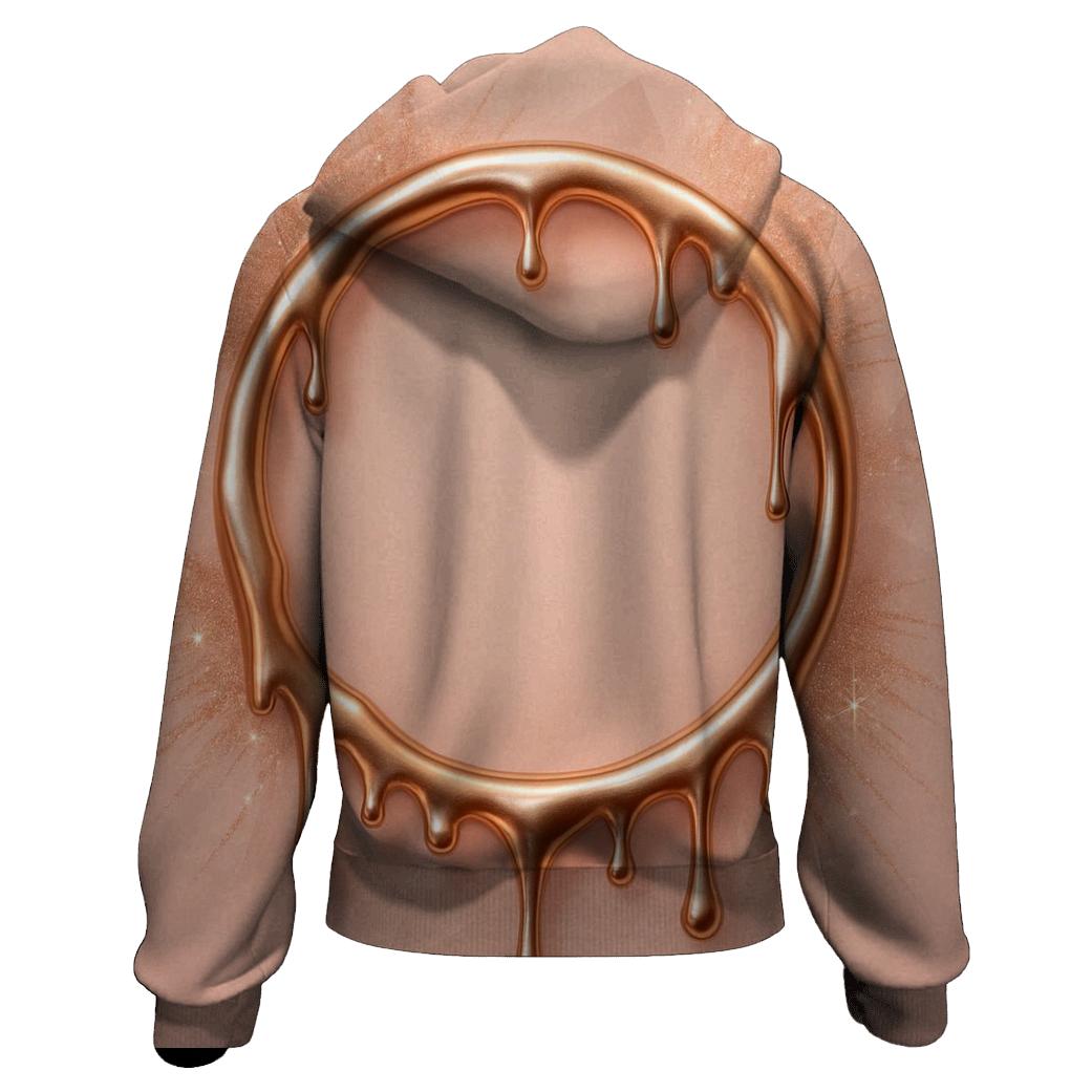 Rose Quartz Drip Halo custom hoodies