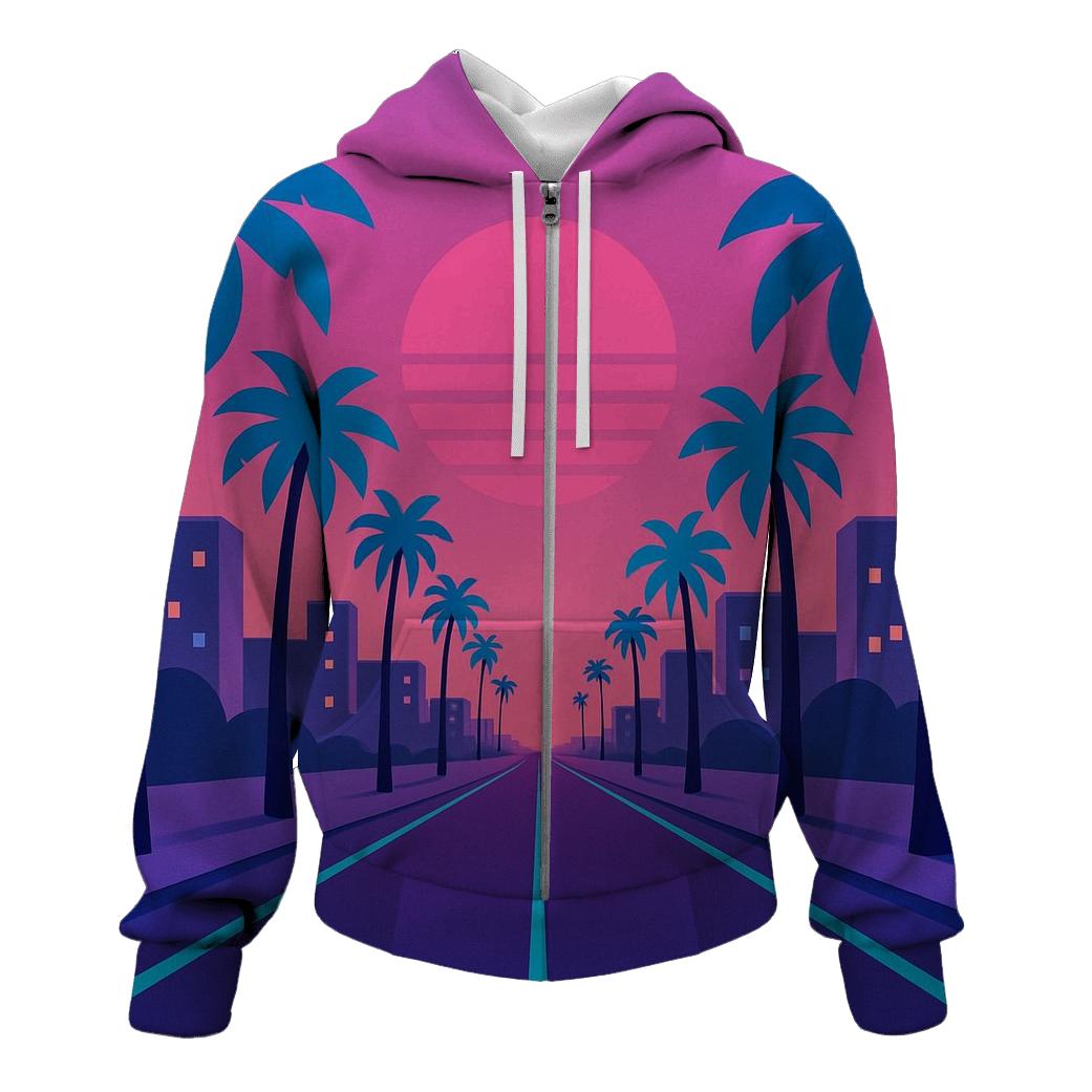 Laser Palm Boulevard hoodie styles