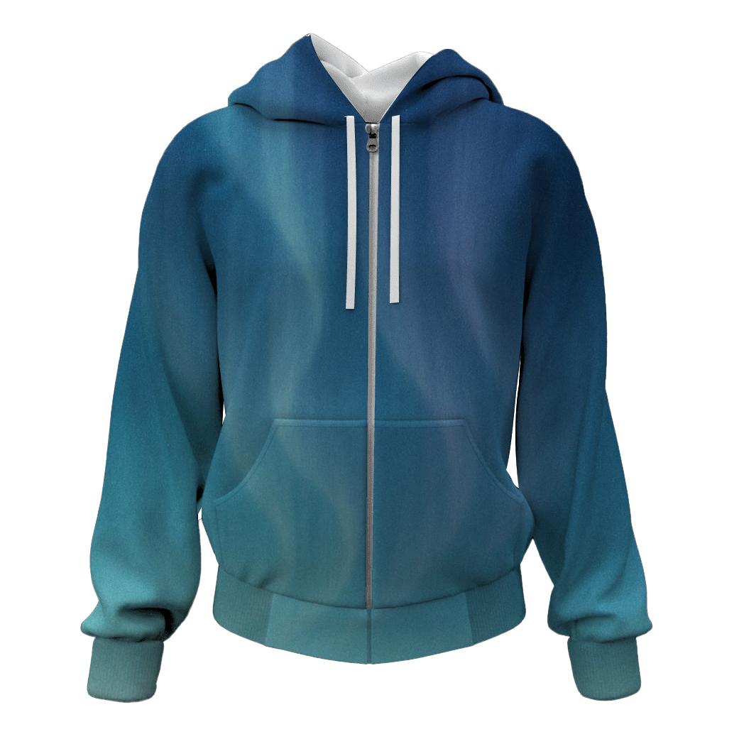 Glacial Aurora Veil hoodie designs