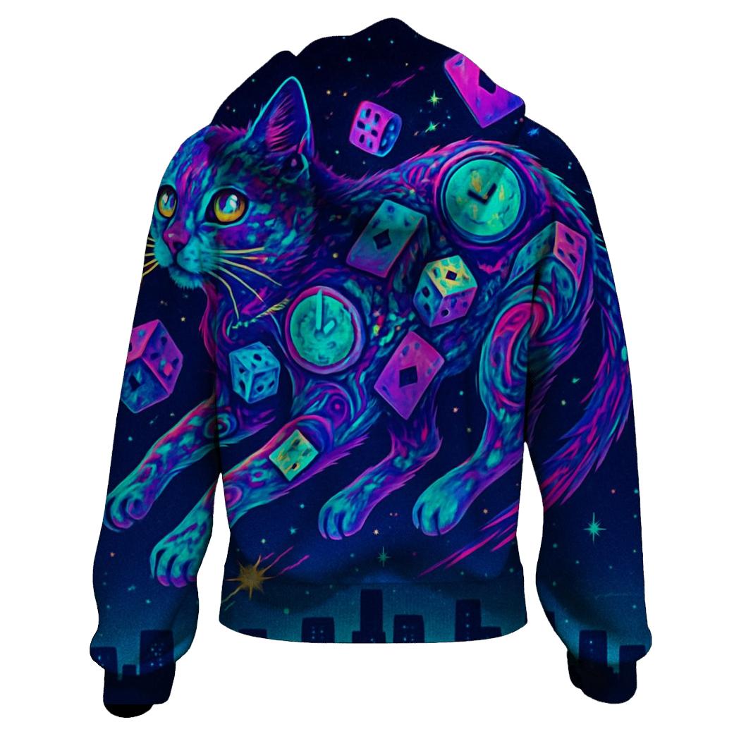 Chaos Cat Constellation designer hoodies