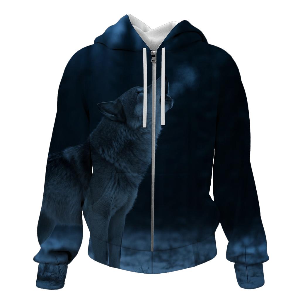 Blue Hour Wolf Chorus custom hoodies