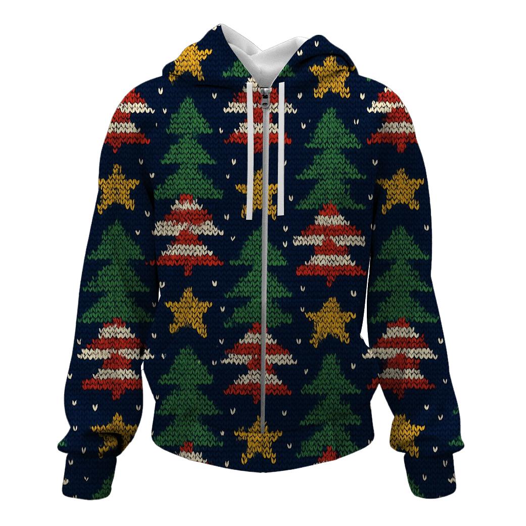 Peppermint Forest Star Ladder Design pullover hoodies