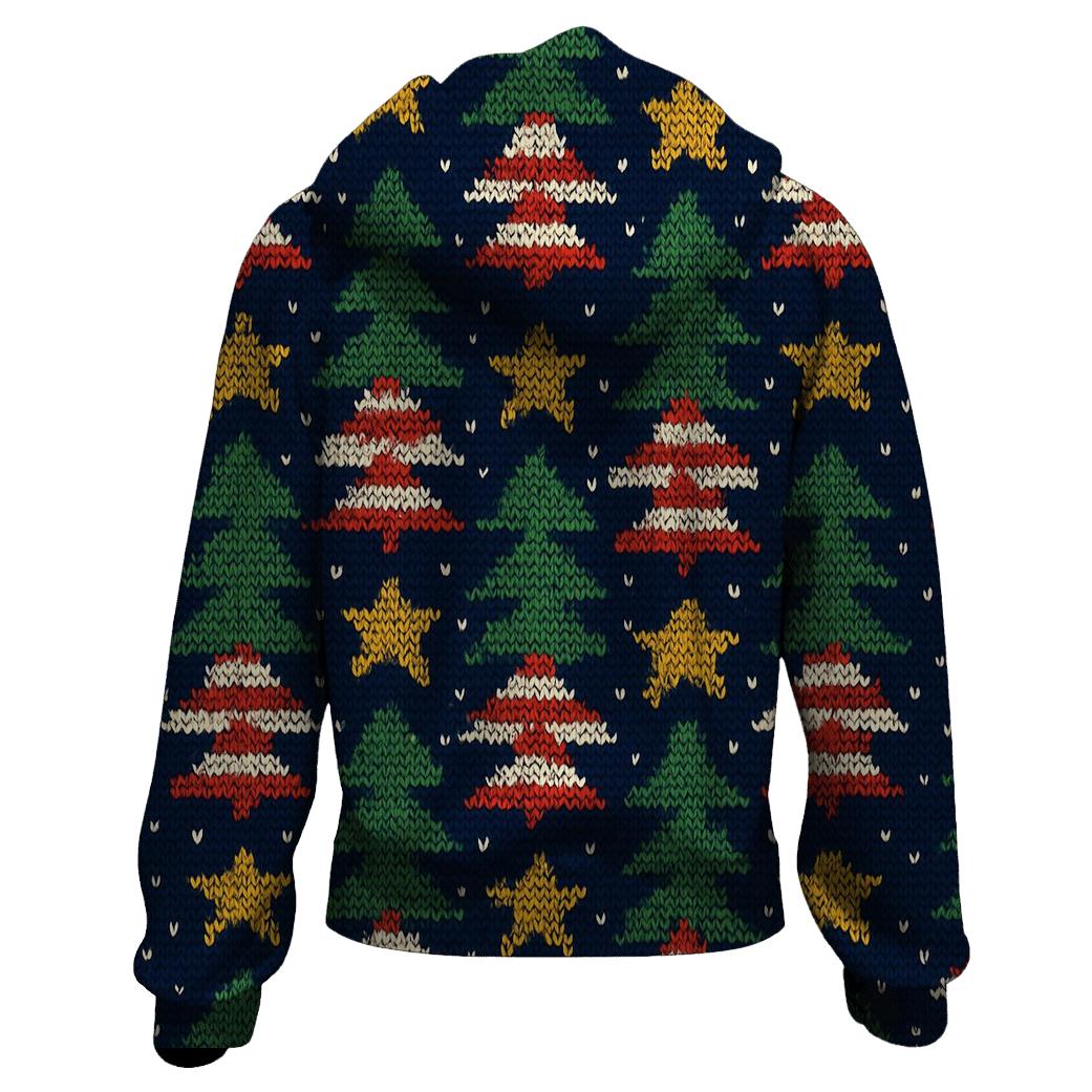 Peppermint Forest Star Ladder Design pullover hoodies