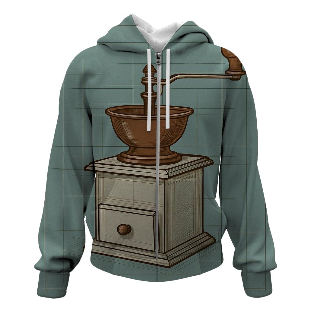 Vintage Mill Blueprint pullover hoodies