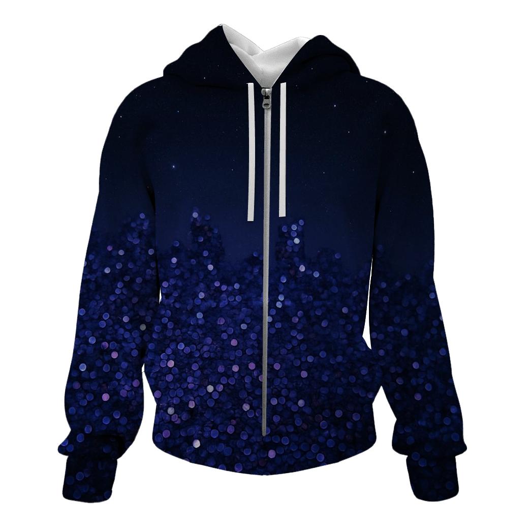Midnight Sequin Horizon hoodie trends