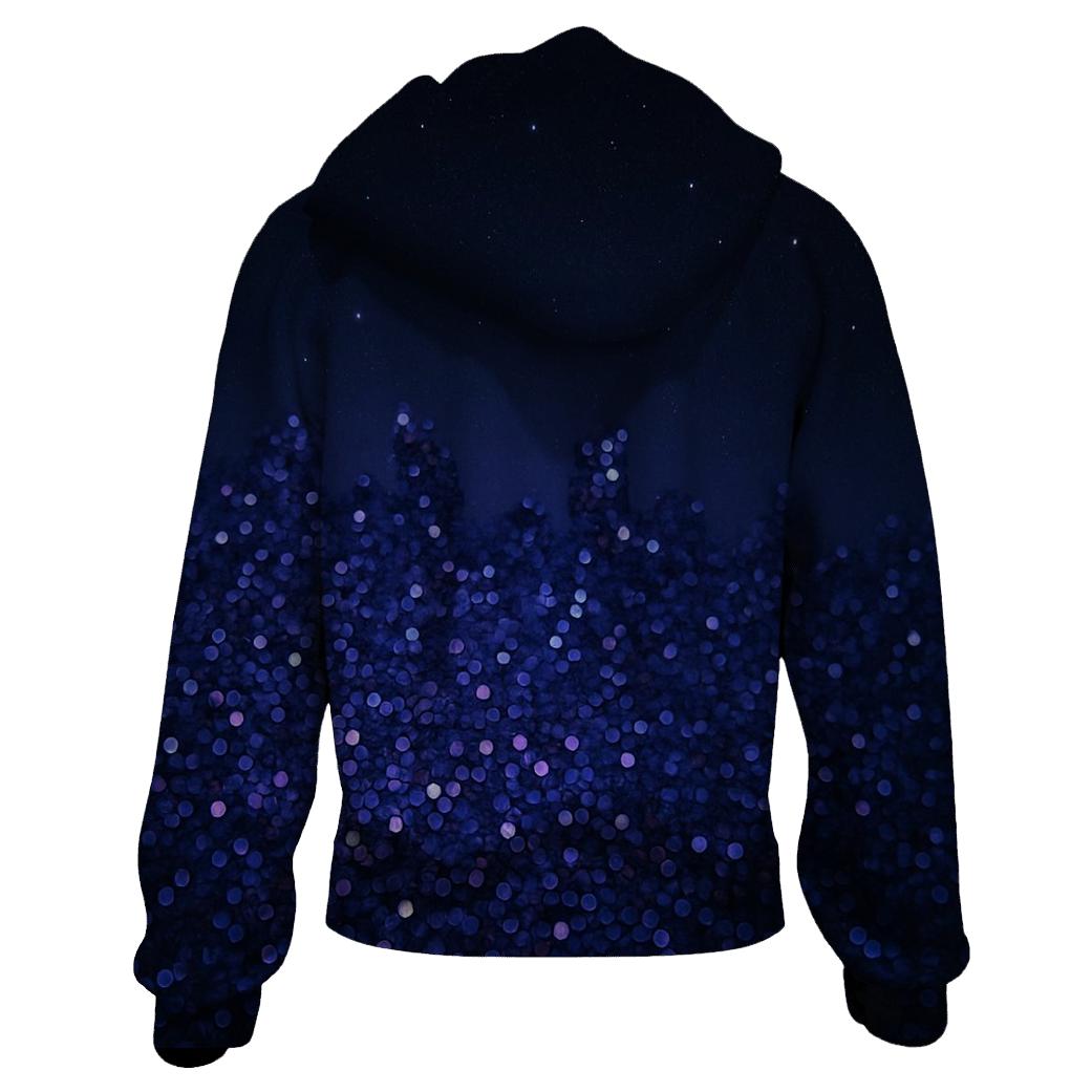 Midnight Sequin Horizon hoodie trends