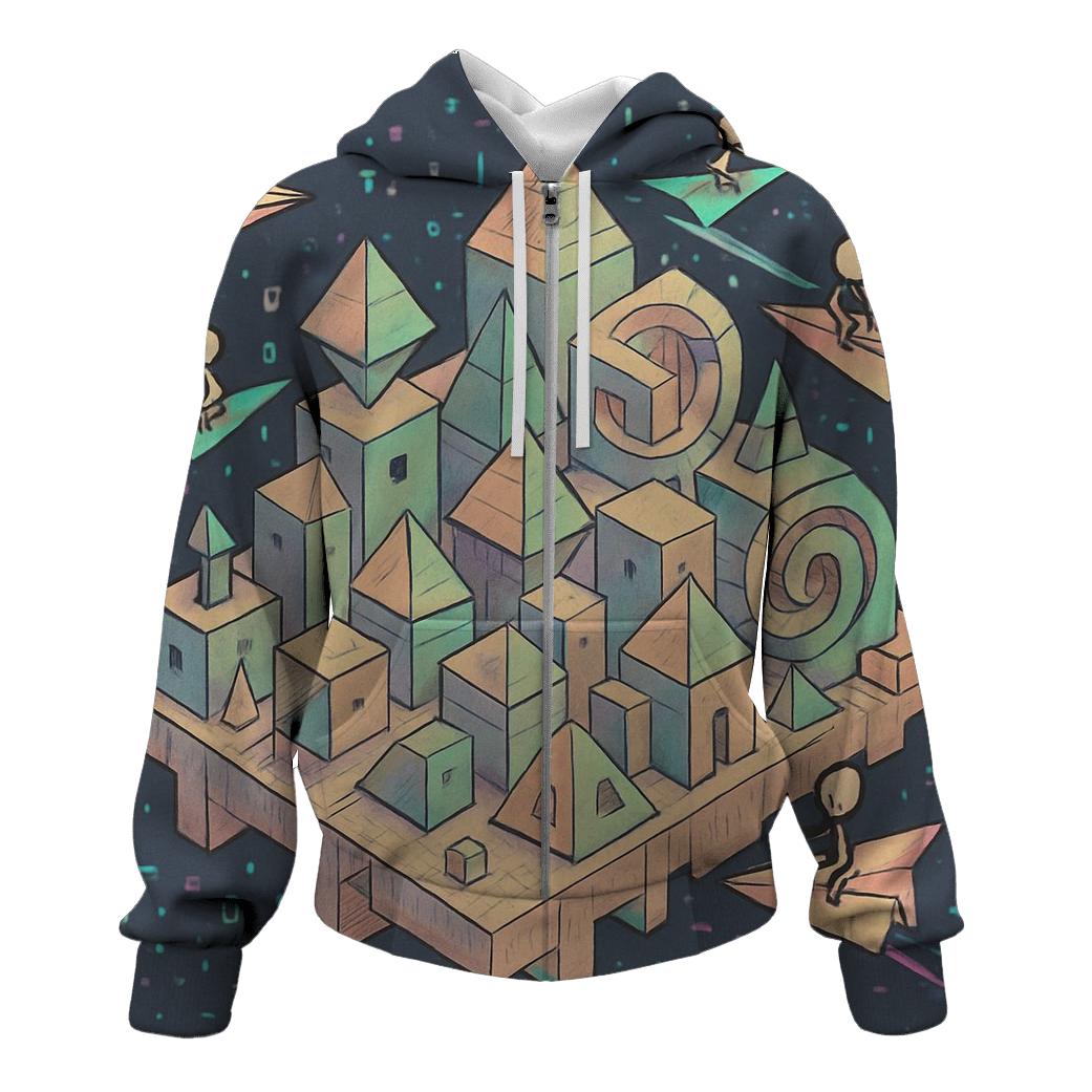 Quantum Cardboard City heavyweight hoodies