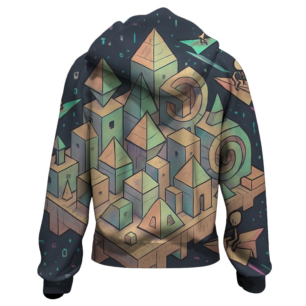 Quantum Cardboard City heavyweight hoodies
