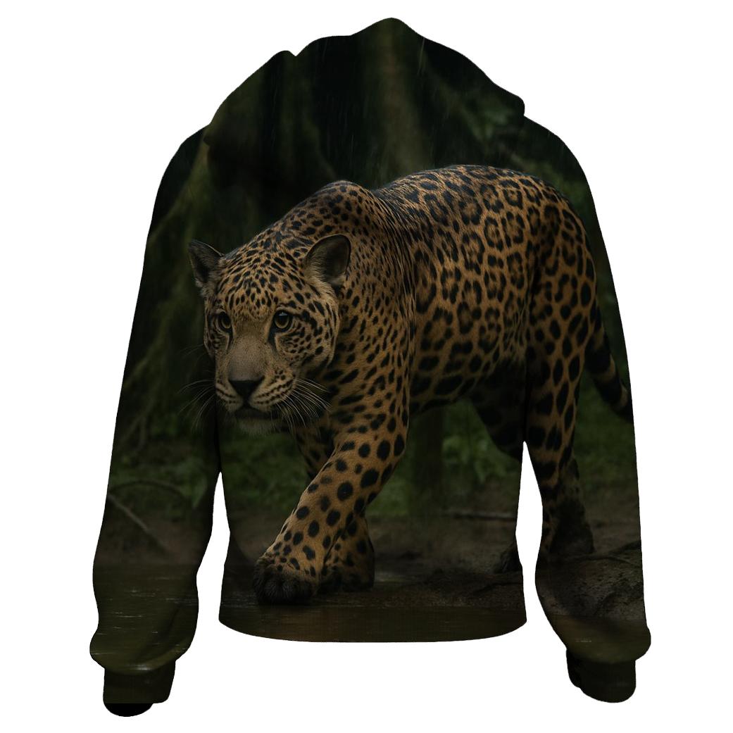 Rain Soaked Jaguar Ambush printed hoodies