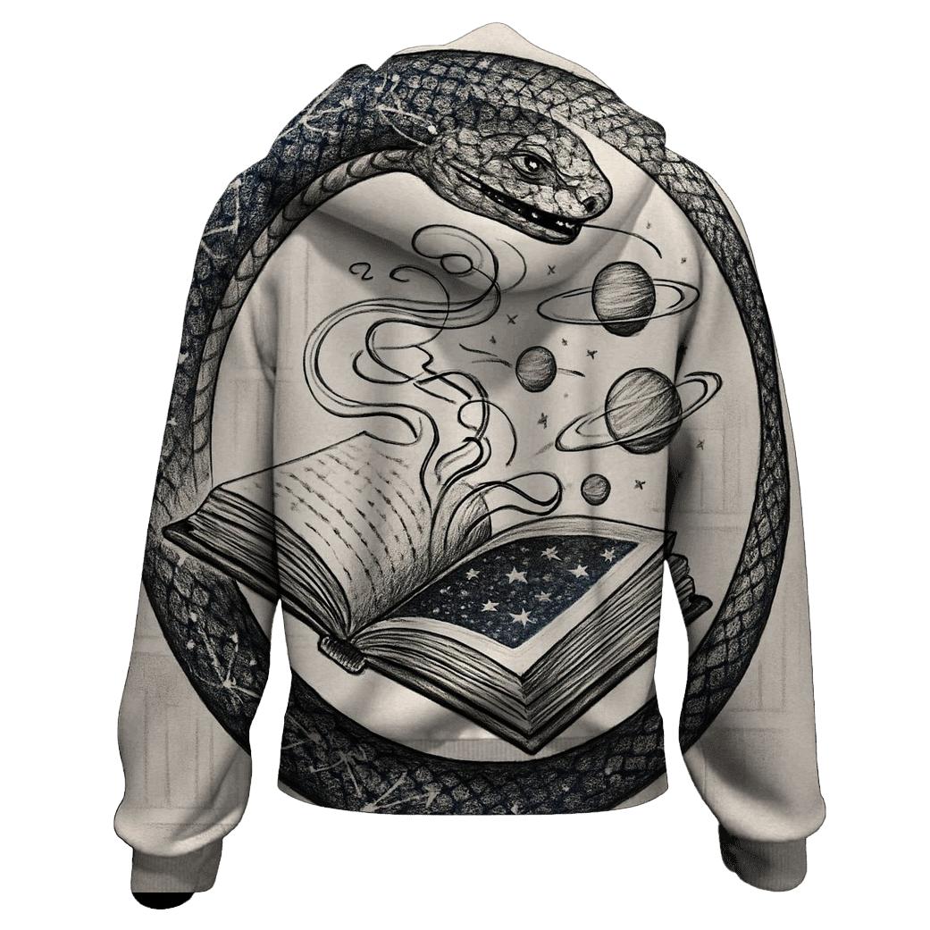 Astral Library Ouroboros heavyweight hoodies