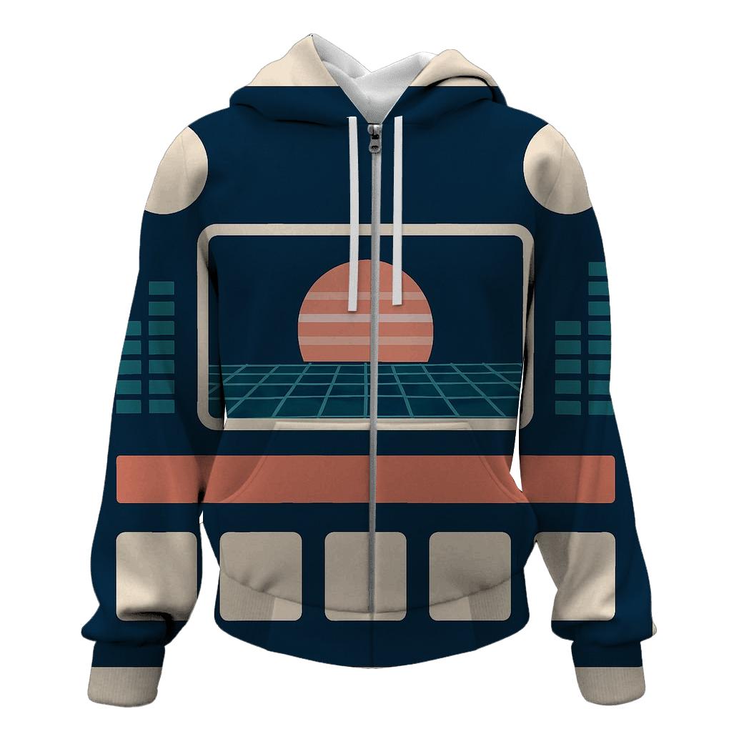Digital Sunset Tape Deck designer hoodies