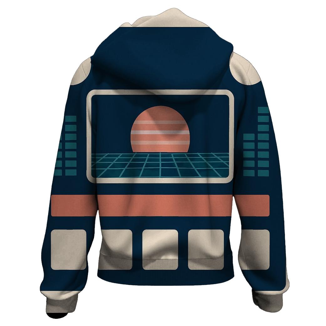 Digital Sunset Tape Deck designer hoodies