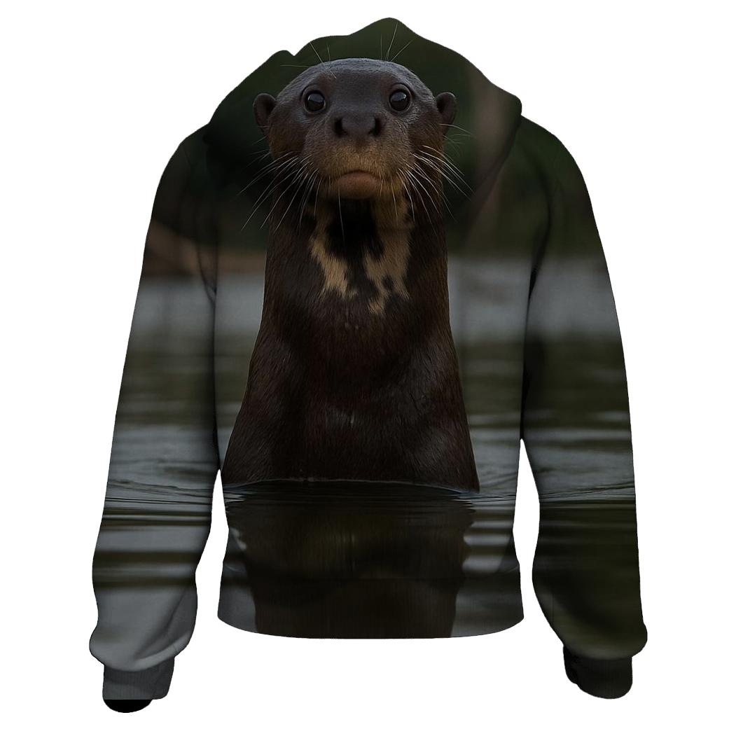 River Mist Giant Otter Vigil zip-up hoodies