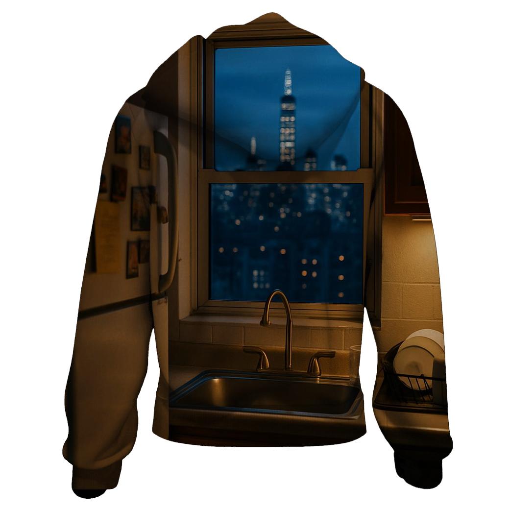 Bronx Highrise Kitchen Skyline Reflection pullover hoodies