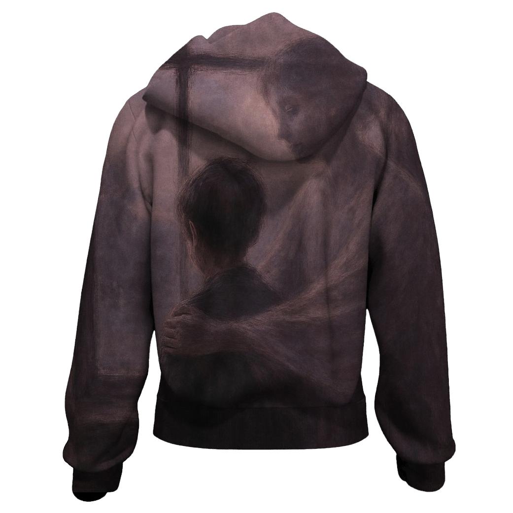 The Silent Promises Woven Into Her Goodbye printed hoodies