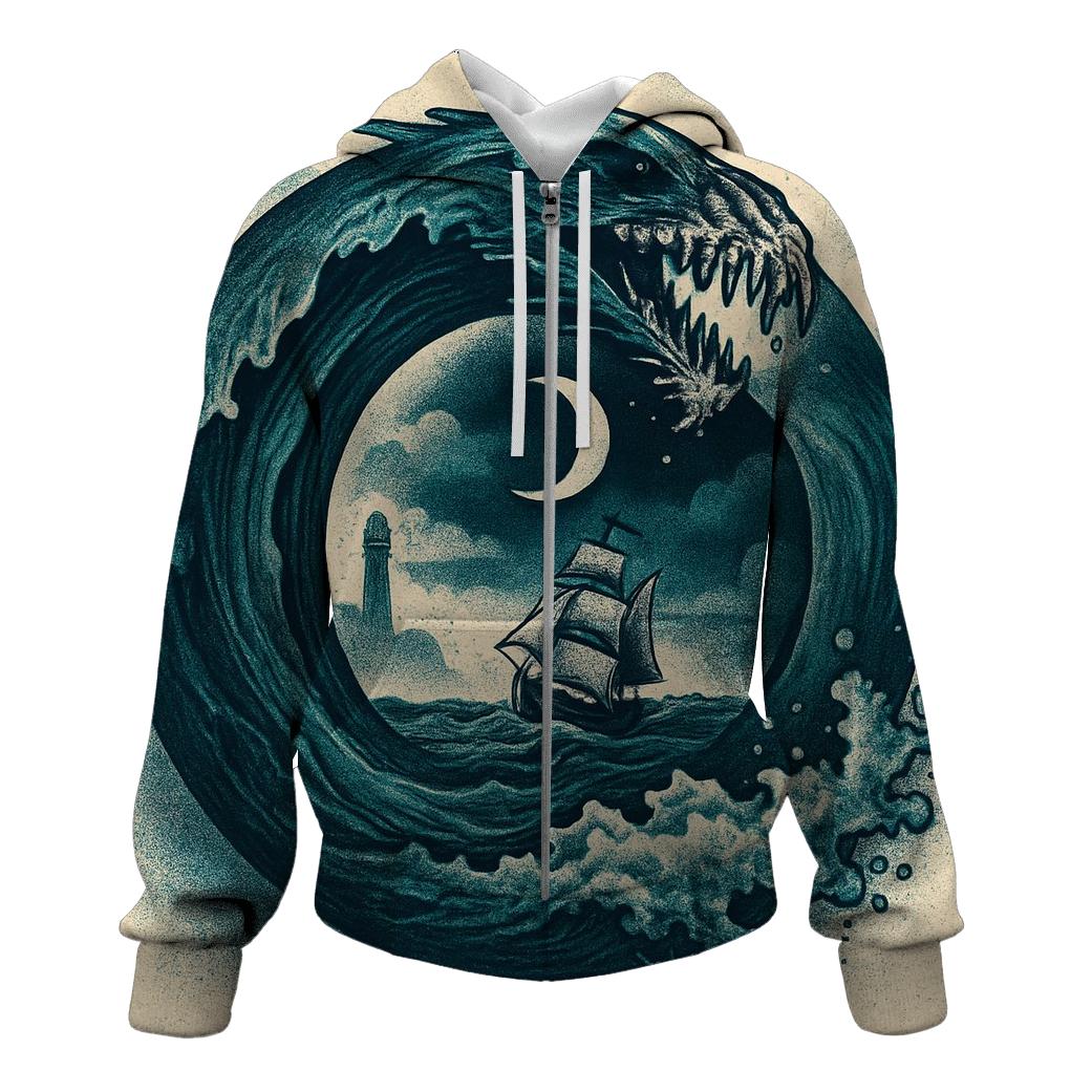 Ocean Tide Ouroboros hoodies fashion