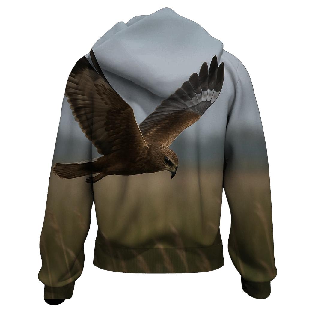Reedbed Hunt Marsh Harrier heavyweight hoodies