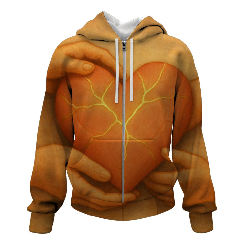 Her Love Teaching My Heart To Begin Again premium hoodies