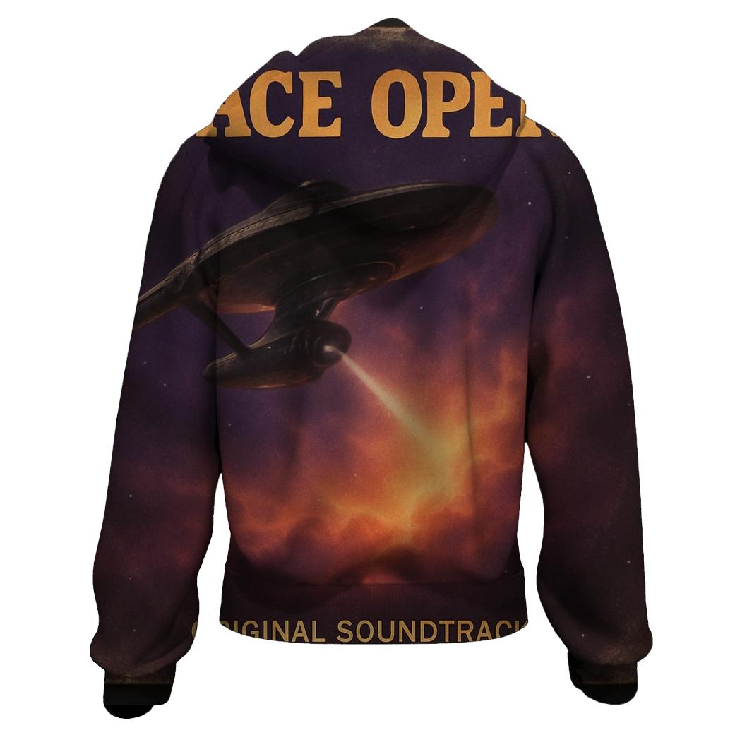 Classic Vinyl Record Space Opera Cover designer hoodies