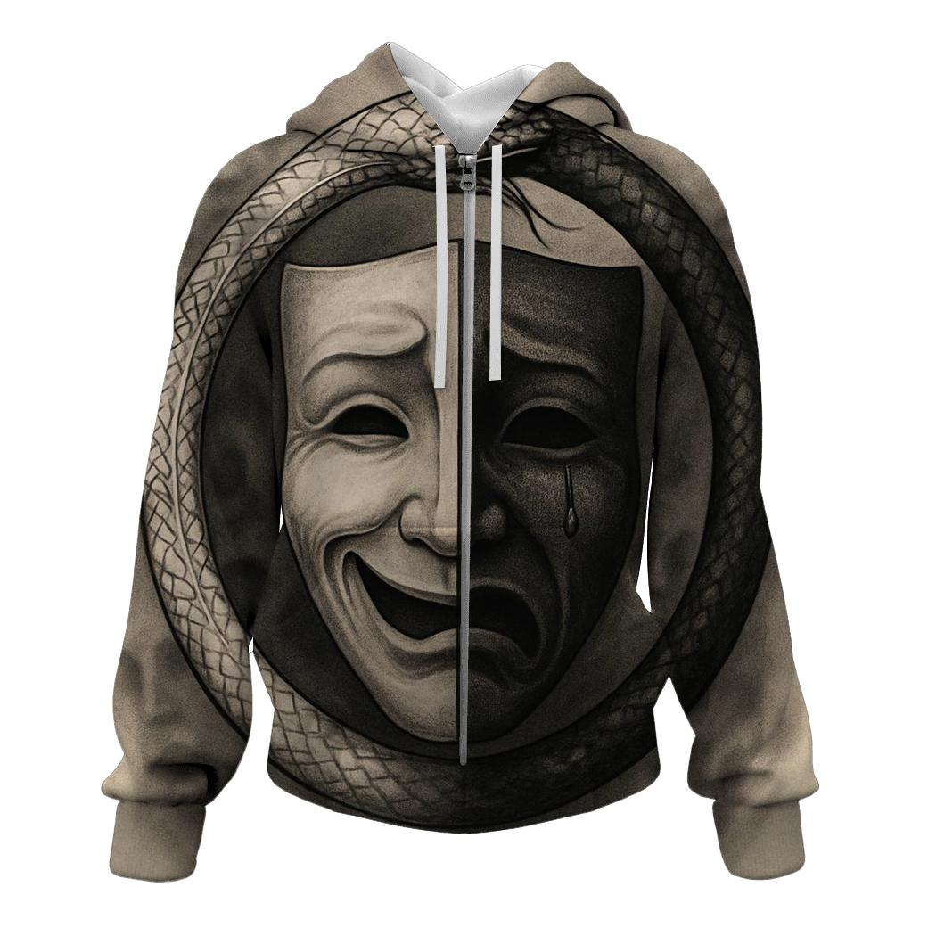 Mask Of Duality Ouroboros hoodie designs