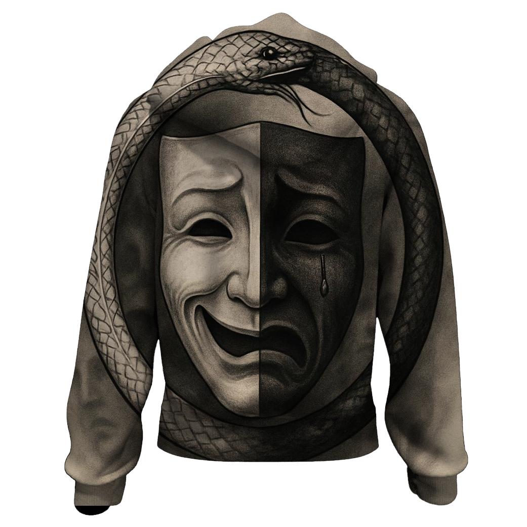 Mask Of Duality Ouroboros hoodie designs