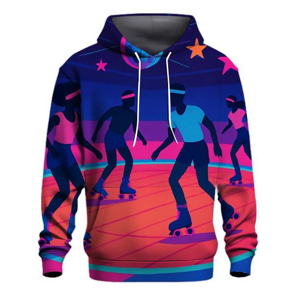 Neon Roller Rink Nights heavyweight hoodies