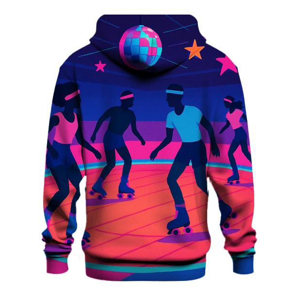 Neon Roller Rink Nights heavyweight hoodies