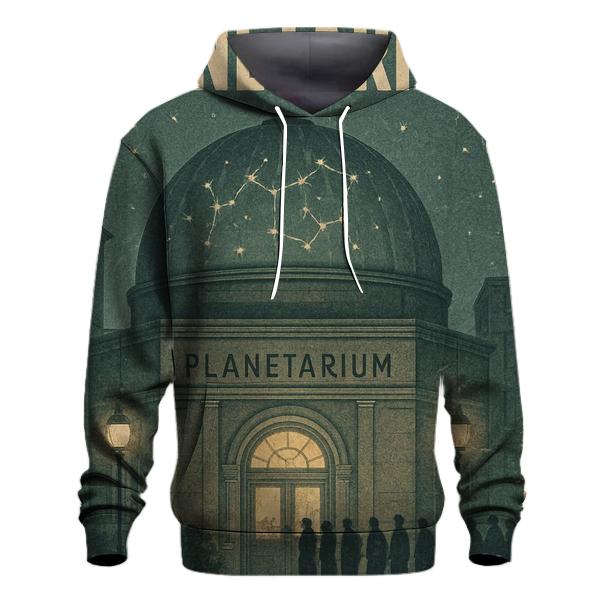 Dusty Retro Planetarium Poster hoodie styles