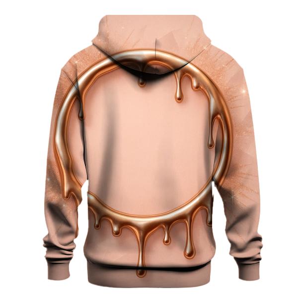 Rose Quartz Drip Halo designer hoodies